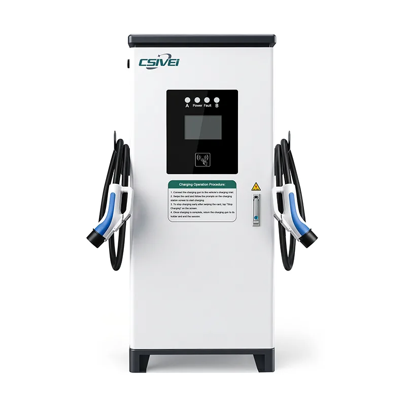 Dual-Gun Standing DC EV Charger